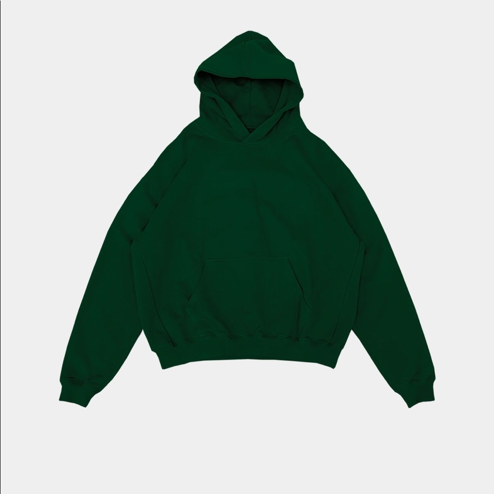 Rue Porter Ultra-Heavyweight Hoodie - Forest Green L